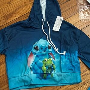 Disney Blue Stitch Kids Hoodie